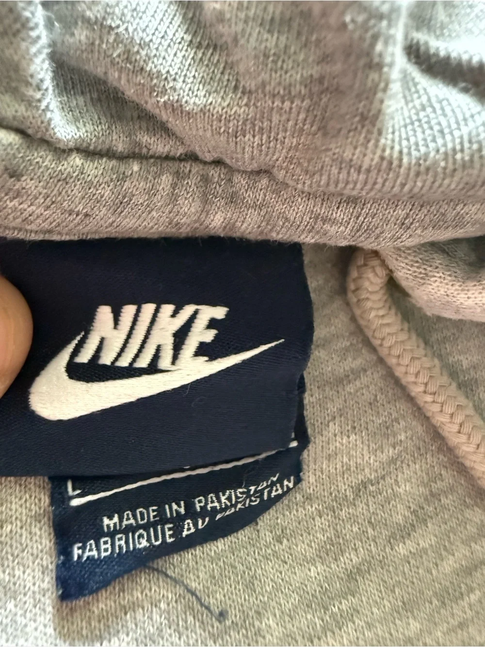 Nike Men's Size L Pullover Hoodie - Gray